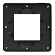 Rama Unica Studio Metal 1 post aluminiu/negru NOUA UNICA Schneider Electric, NU280256M