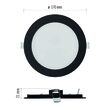 Downlights rotund LED, cu posibilitatea de schimbare a temperaturii de culoare 3000K, 3500K si 4000K, 12.5W, 1050 lm, IP20, Emos ZD1333