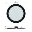 Downlights rotund LED, cu posibilitatea de schimbare a temperaturii de culoare 3000K, 3500K si 4000K, 18W, 1600 lm, IP20, Emos ZD1343