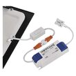 Downlights patrat LED, cu posibilitatea de schimbare a temperaturii de culoare 3000K, 3500K si 4000K, 18W, 1600 lm, IP20, Emos ZD2343