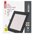 Downlights patrat LED, cu posibilitatea de schimbare a temperaturii de culoare 3000K, 3500K si 4000K, 12.5W, 1050 lm, IP20, Emos ZD2333