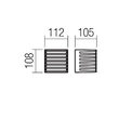 Aplica exterior IP44 gri 12W/643lm/3000K, Blaze 90638 Smarter
