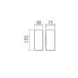 Aplica exterior IP54 LED il direct/indirect gri mat  2x5W, 2700K-4000K, Sonny 90636 Smarter