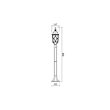 Stalp iluminat exterior IP44 Melton 9711 Smarter