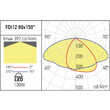 Proiector LED IP65 80°x150° aluminiu dispersor sticla 4mm 50W/4000K/6912lm XField FDI11NW80X150 DG Arelux