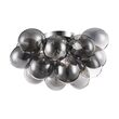 Plafoniera moderna Balbo nichel abajur fumuriu Ø38cm, Maytoni