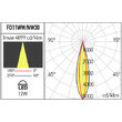 Proiector LED arhitectural IP65 XFLOW L 12W 4000K 500 mm 30° AL-AN Arelux FO11NW30