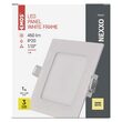 Downlights patrat LED, lumina calda 3000K, 7W, 450 lm, IP20, Emos ZD2124