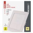 Downlights patrat LED, lumina calda 3000K, 18W, 1500 lm, IP20, Emos ZD2144