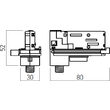 Adaptor montaj si alimentare pe sine 3 circuite TRACK N 3c TRACK ADAPTER S Arelux TK1017 S