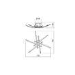Plafoniera moderna LED aurie, Spatha 01-2187 Smarter