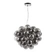 Lustra moderna Balbo nichel abajur fumuriu Ø50cm, Maytoni