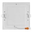 Downlights patrat LED, lumina neutra 4000K, 12.5W, 1050 lm, IP20, Emos ZD2135
