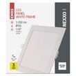 Downlights patrat LED, lumina neutra 4000K, 12.5W, 1050 lm, IP20, Emos ZD2135