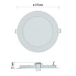 Downlights rotund LED, lumina neutra 4000K, 12.5W, 1050 lm, IP20, Emos ZD1135