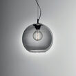 Lustra moderna fume abajur sticla 1xE27/42W, NEMO SP1 D30 094236 Ideal Lux