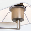 Aplica Carlton moderna E27/40W spot LED 3W 145lm 3000W, WA 2-1469/1 SATIN Orion
