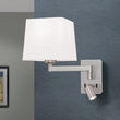 Aplica Carlton moderna E27/40W spot LED 3W 145lm 3000W, WA 2-1469/1 SATIN Orion