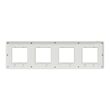Rama Unica Studio Metal 4 posturi bronz/alb NOUA UNICA Schneider Electric, NU280850M