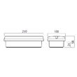 Corp de iluminat de siguranta IP65 XARROW 2.8W LED M Arelux AW40LEDM