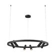 Lustra LED moderna Satellite neagra L90cm 42W, Maytoni