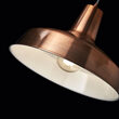 Lustra moderna metalica cupru 1xE27/42W, Moby SP1 093697 Ideal Lux