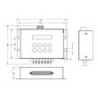 Sistem de control/generator de semnal DMX 12V DC 512 CANALE  Arelux CTR01DMXM