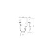 Veioza Chateau moderna aurie, dispersor din silicon, LED 12W/1200lm/3000K, CRI80, ICH T2 11, Incanti