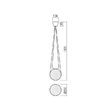 Lustra moderna neagra 1xE27/42W, D25, Alluria 01-1972 Redo
