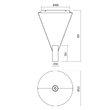 Lustra moderna alba il. direct/indirect LED 36W/3708lm/3000K, Essence 01-1971 Redo