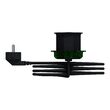 Unitate de birou XS cu priza standard german si USB tip A, antracit, montaj incastrat UNICA SYSTEM+ Schneider Electric, INS44005