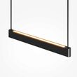 Lustra LED moderna Ambience neagra abajur alb Ø42cm 23W, Maytoni