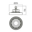Corp de iluminat LED aparent/suspendat IP65 optica 120° 100W/4000K/16000lm XFactoy FX30NW120 Arelux