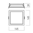 Spot LED incastrat 13W/3000/4000/6000K XEvo EVS02CCT SWH Arelux