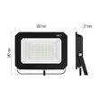 Proiector LED cu senzor de miscare, 50W, lumina neutra 4000 K, 5000lm, IP44, negru, ZS2343 Emos