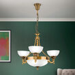 Candelabru clasic Rocca 6xE27/60W, LU 1689/3+3 BRONZE Orion