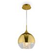 Lustra moderna Fermi aurie abajur transparent Ø20cm, Maytoni