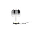Veioza LED moderna Spirito neagra abajur fumuriu Ø18cm 13W, Maytoni