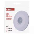 Senzor de miscare slim infra IP20 360 grade, alb IP20 2000W, Emos G1150