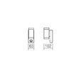 Aplica LED exterior IP54 senzor miscare, Vince 9453 Smarter