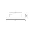 Lustră LED modernă dimabilă nichel 49W/2700/3000K Cityline 01-4633 Redo
