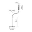 Veioză LED modernă auriu antichizat 8W 2700/3000K Drill 01-4718 Redo
