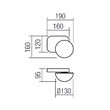 Aplică LED modernă auriu mat 7W Lumien 01-4323 Redo