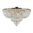 Plafoniera cristal transparent clasica Palace aurie Ø100cm, Maytoni
