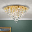 Plafoniera cristal moderna Celeste 20xG9/40W, DLU 2516/75 GOLD Orion