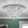 Plafoniera cristal moderna Celeste 6xG9/40W, DLU 2516/45 CHROM Orion