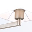 Veioza Carlton moderna E27/40W brat mobil, LA 4-1209/1 SATIN Orion