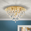 Plafoniera cristal moderna Celeste 6xG9/40W, DLU 2516/45 GOLD Orion