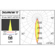 Spot LED incastrat mobil XDOWN 1x42W 4000K CRI.90 IP20 UGR<16 38° SWH Arelux DN06NW SWH
