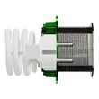 Unitate de birou XS cu priza standard german, alb, montaj incastrat UNICA SYSTEM+ Schneider Electric, INS44000